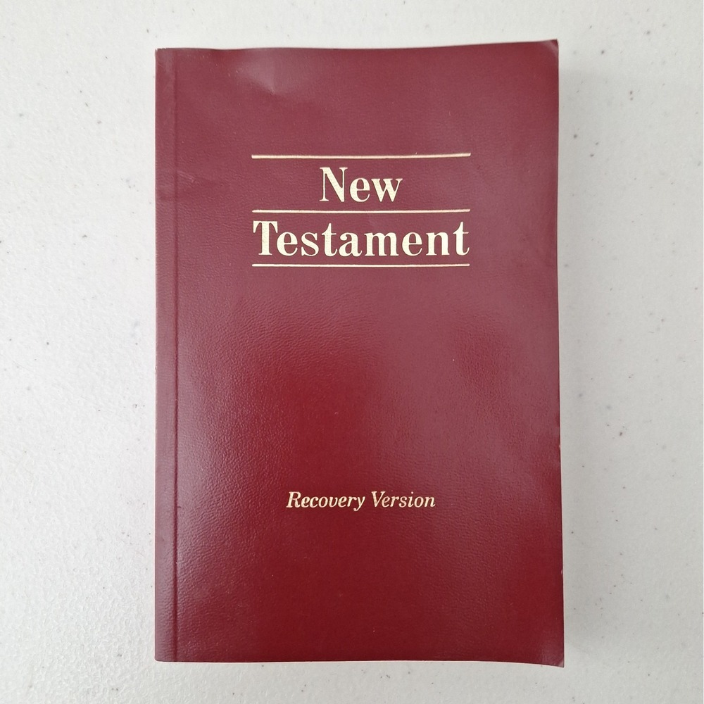 The New Testament Bible Recovery Version 2003 Ed Living Stream Ministry Leather